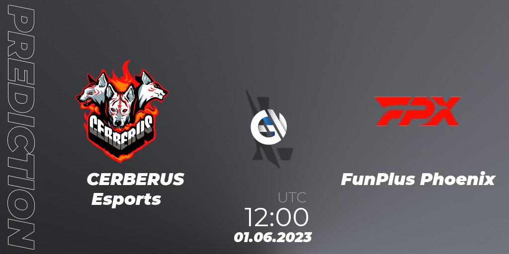 Prognose für das Spiel CERBERUS Esports VS FunPlus Phoenix. 01.06.23. Wild Rift - WRL Asia 2023 - Season 1 - Regular Season