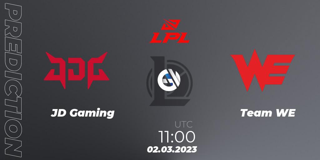 Prognose für das Spiel JD Gaming VS Team WE. 02.03.23. LoL - LPL Spring 2023 - Group Stage