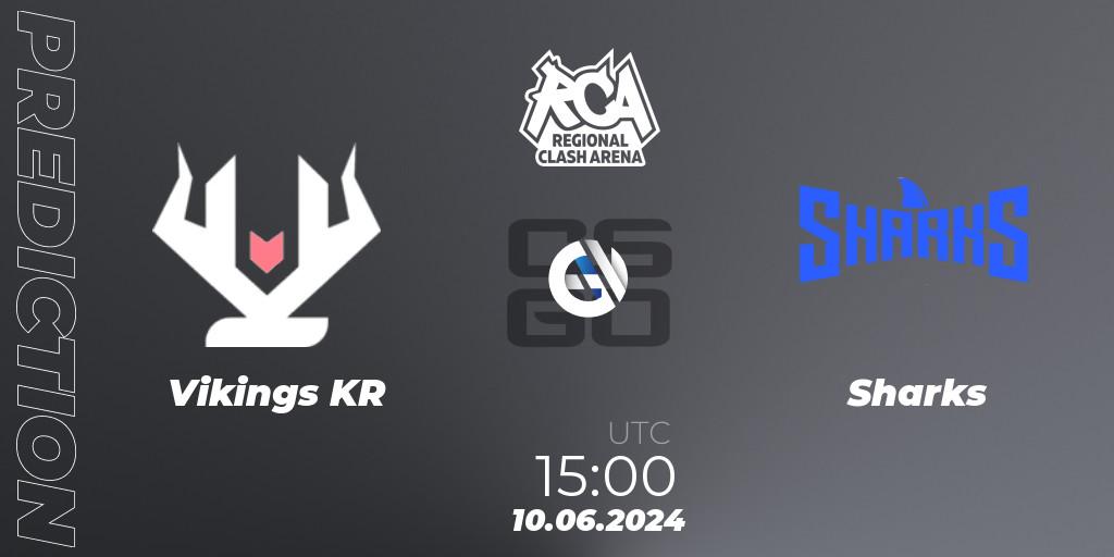 Prognose für das Spiel Vikings KR VS Sharks. 10.06.2024 at 15:00. Counter-Strike (CS2) - Regional Clash Arena South America