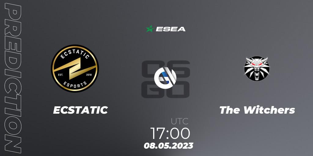 Prognose für das Spiel ECSTATIC VS The Witchers. 08.05.2023 at 17:00. Counter-Strike (CS2) - ESEA Season 45: Advanced Division - Europe
