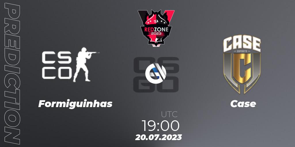 Prognose für das Spiel Formiguinhas VS Case. 20.07.23. CS2 (CS:GO) - RedZone PRO League Season 5