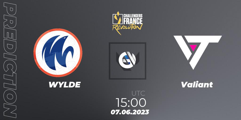 Prognose für das Spiel WYLDE VS Valiant. 07.06.23. VALORANT - VALORANT Challengers 2023 France: Revolution Split 2 - Playoffs