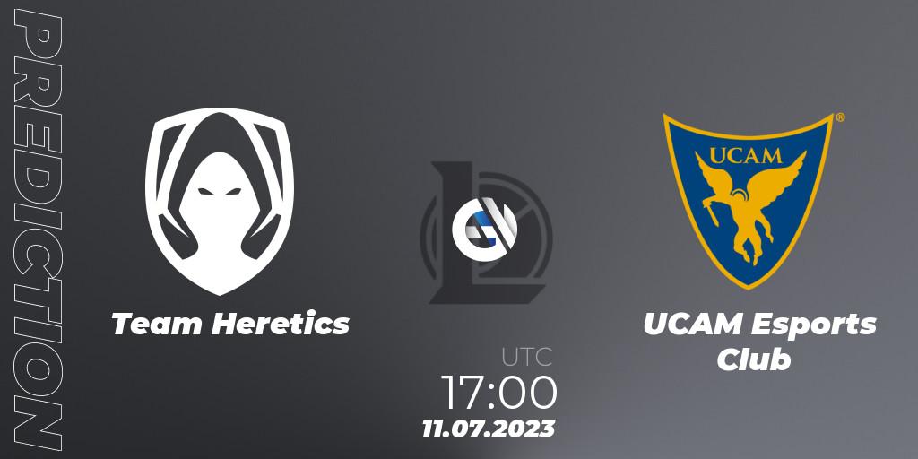 Prognose für das Spiel Los Heretics VS UCAM Esports Club. 11.07.2023 at 17:00. LoL - Superliga Summer 2023 - Group Stage