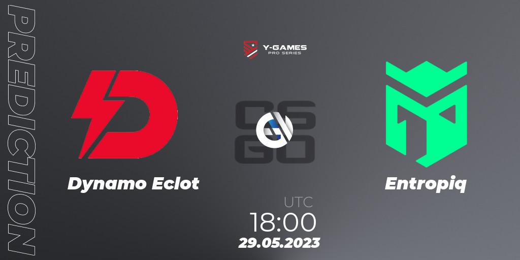 Prognose für das Spiel Dynamo Eclot VS Entropiq. 31.05.2023 at 16:15. Counter-Strike (CS2) - Y-Games PRO Series 2023