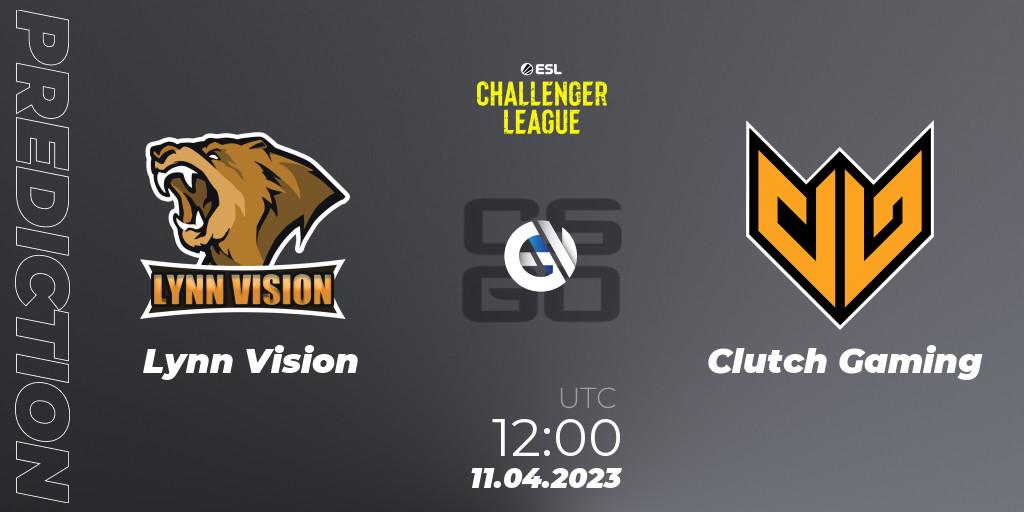 Prognose für das Spiel Lynn Vision VS Clutch Gaming. 11.04.23. CS2 (CS:GO) - ESL Challenger League Season 45: Asia-Pacific