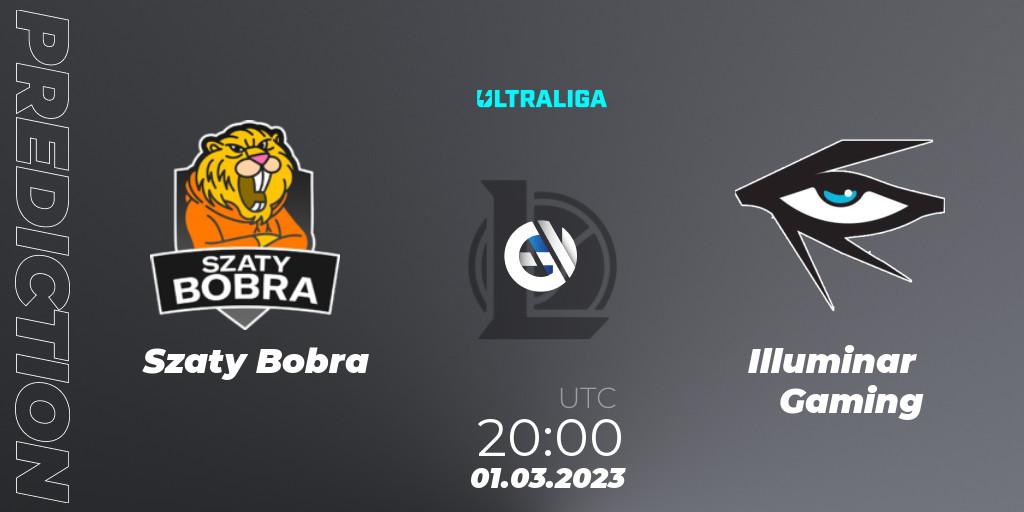 Prognose für das Spiel Szaty Bobra VS Illuminar Gaming. 27.02.23. LoL - Ultraliga Season 9 - Group Stage