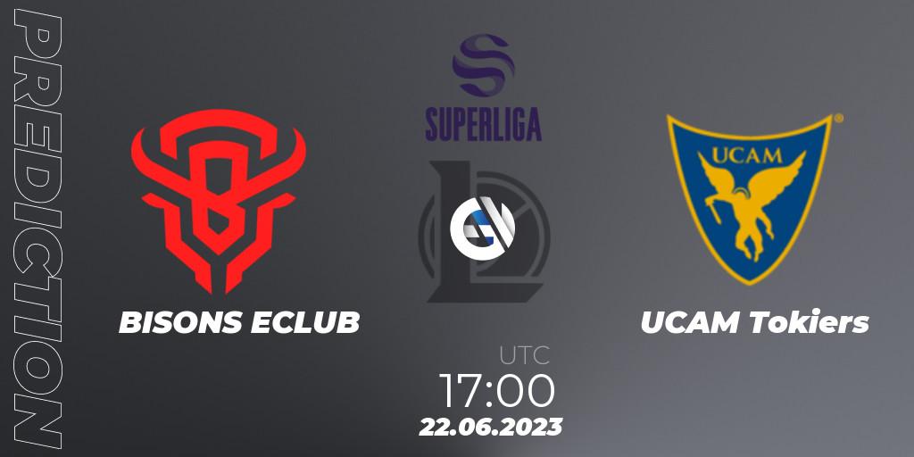 Prognose für das Spiel BISONS ECLUB VS UCAM Esports Club. 22.06.2023 at 16:00. LoL - Superliga Summer 2023 - Group Stage