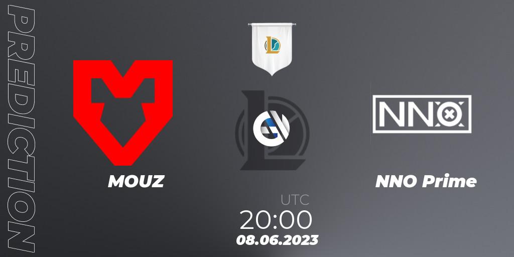 Prognose für das Spiel MOUZ VS NNO Prime. 08.06.23. LoL - Prime League Summer 2023 - Group Stage