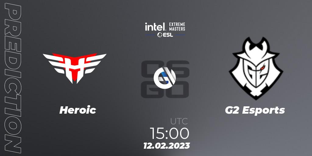 Prognose für das Spiel Heroic VS G2 Esports. 12.02.23. CS2 (CS:GO) - IEM Katowice 2023