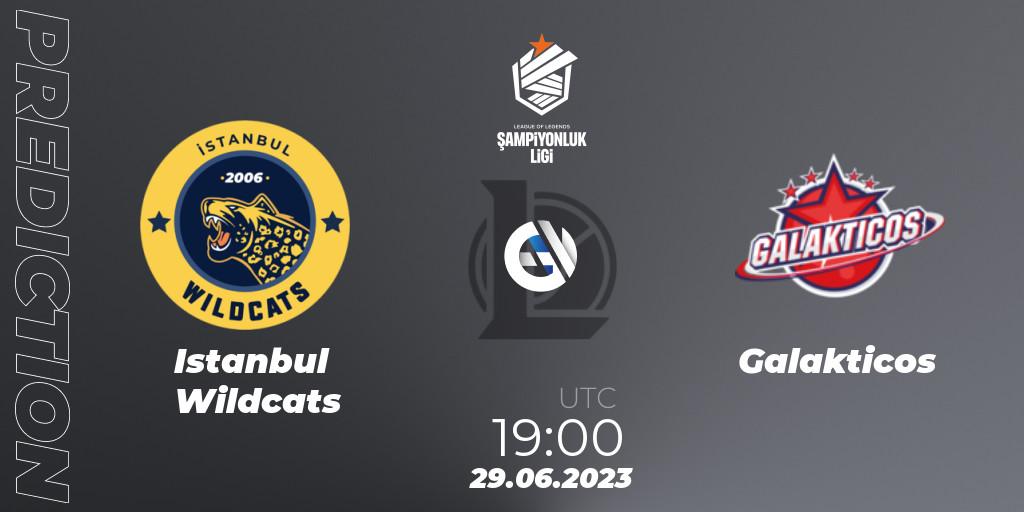Prognose für das Spiel Istanbul Wildcats VS Galakticos. 29.06.23. LoL - TCL Summer 2023 - Group Stage