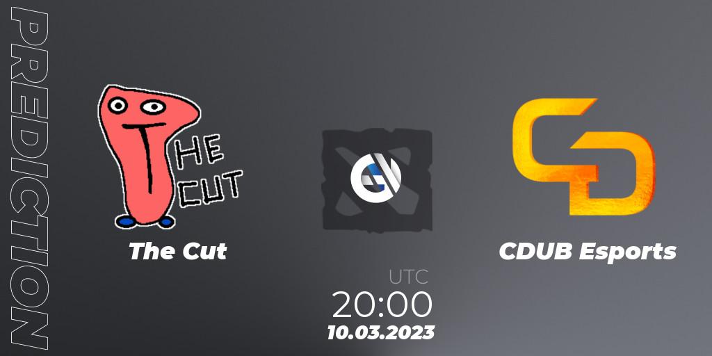 Prognose für das Spiel The Cut VS CDUB Esports. 10.03.23. Dota 2 - TodayPay Invitational Season 4