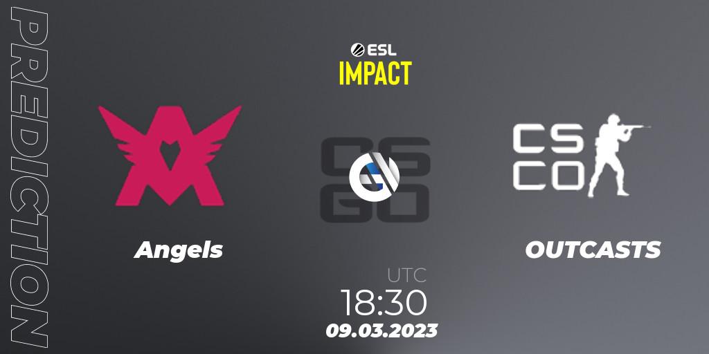 Prognose für das Spiel Angels VS GUILD. 09.03.23. CS2 (CS:GO) - ESL Impact League Season 3: European Division