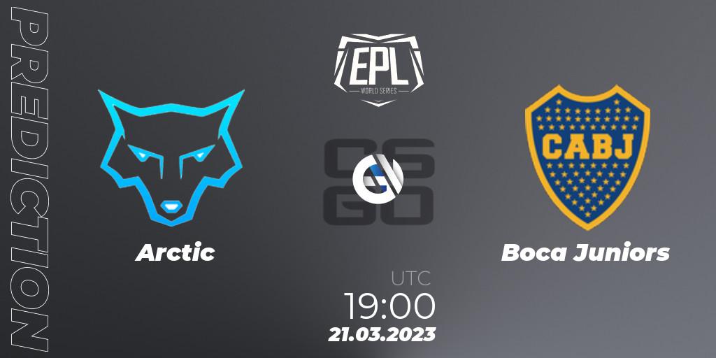 Prognose für das Spiel Arctic VS Boca Juniors. 21.03.23. CS2 (CS:GO) - EPL World Series: Americas Season 3