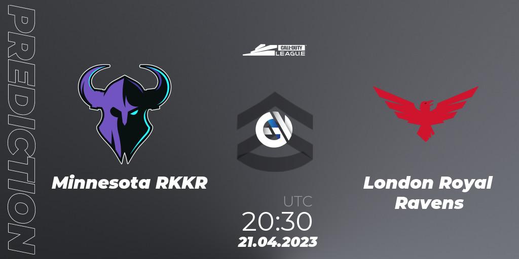 Prognose für das Spiel Minnesota RØKKR VS London Royal Ravens. 21.04.2023 at 20:30. Call of Duty - Call of Duty League 2023: Stage 4 Major