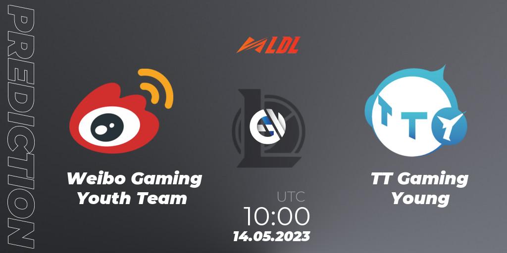 Prognose für das Spiel Weibo Gaming Youth Team VS TT Gaming Young. 14.05.2023 at 11:00. LoL - LDL 2023 - Regular Season - Stage 2