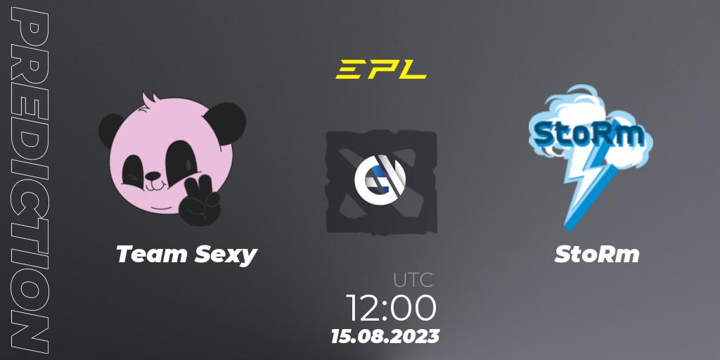 Prognose für das Spiel Team Sexy VS StoRm. 15.08.23. Dota 2 - European Pro League Season 11