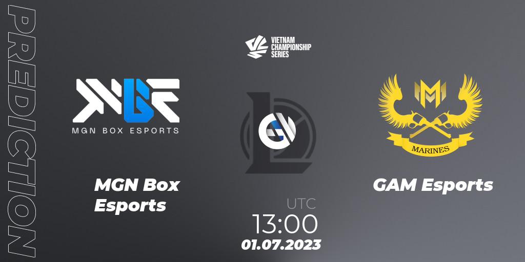 Prognose für das Spiel MGN Box Esports VS GAM Esports. 01.07.2023 at 12:10. LoL - VCS Dusk 2023