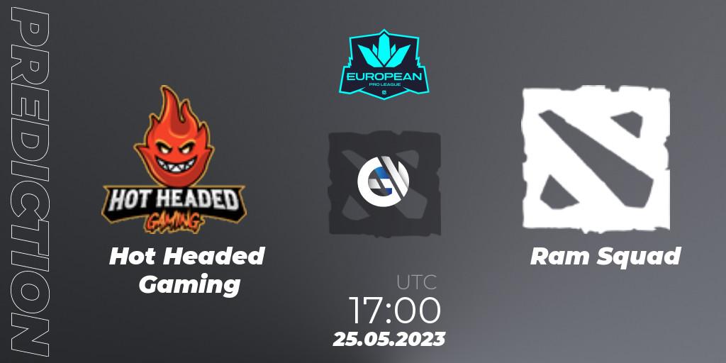 Prognose für das Spiel Hot Headed Gaming VS Ram Squad. 25.05.2023 at 16:59. Dota 2 - European Pro League Season 9