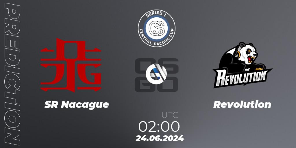 Prognose für das Spiel SR Nacague VS Revolution. 24.06.2024 at 02:00. Counter-Strike (CS2) - Central Pacific Cup: Series 1