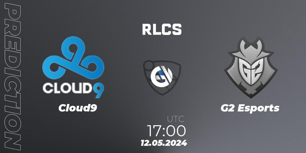 Prognose für das Spiel Cloud9 VS G2 Esports. 12.05.2024 at 17:00. Rocket League - RLCS 2024 - Major 2: NA Open Qualifier 5