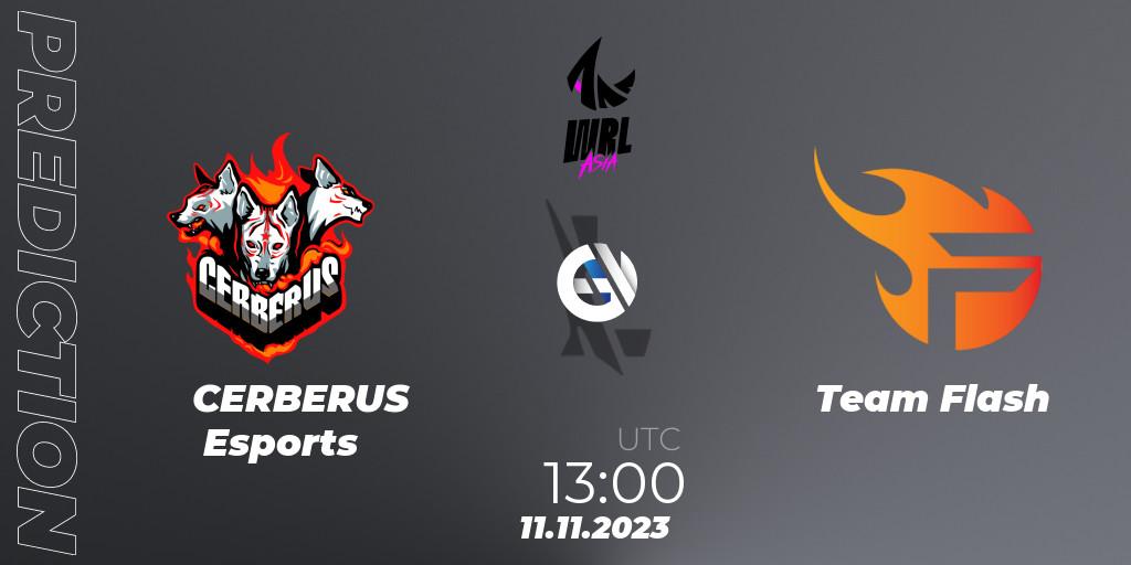 Prognose für das Spiel CERBERUS Esports VS Team Flash. 11.11.2023 at 13:00. Wild Rift - WRL Asia 2023 - Season 2 - Regular Season
