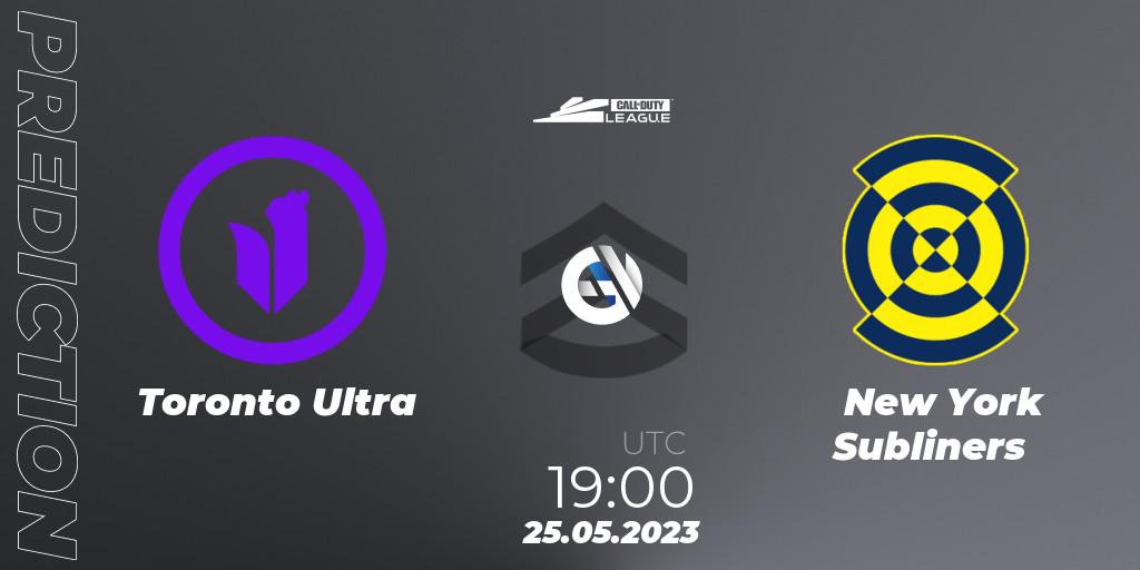 Prognose für das Spiel Toronto Ultra VS New York Subliners. 25.05.2023 at 19:00. Call of Duty - Call of Duty League 2023: Stage 5 Major