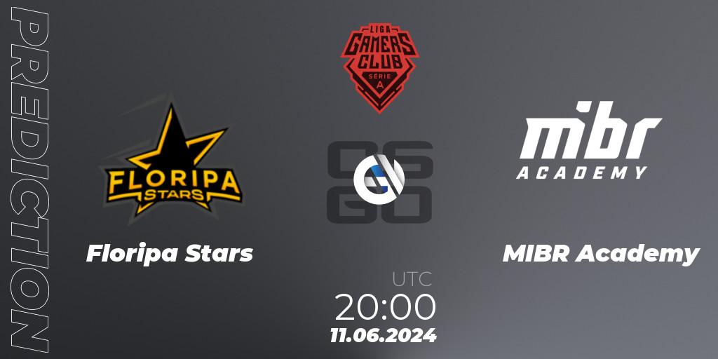 Prognose für das Spiel Floripa Stars VS MIBR Academy. 11.06.2024 at 20:00. Counter-Strike (CS2) - Gamers Club Liga Série A: June 2024
