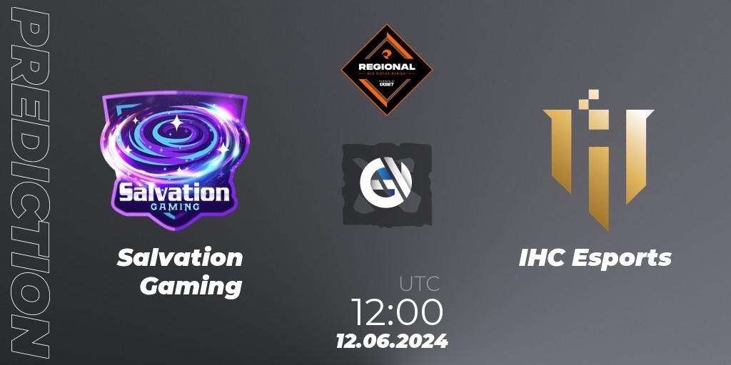 Prognose für das Spiel Salvation Gaming VS IHC Esports. 12.06.2024 at 13:00. Dota 2 - RES Regional Series: SEA #3
