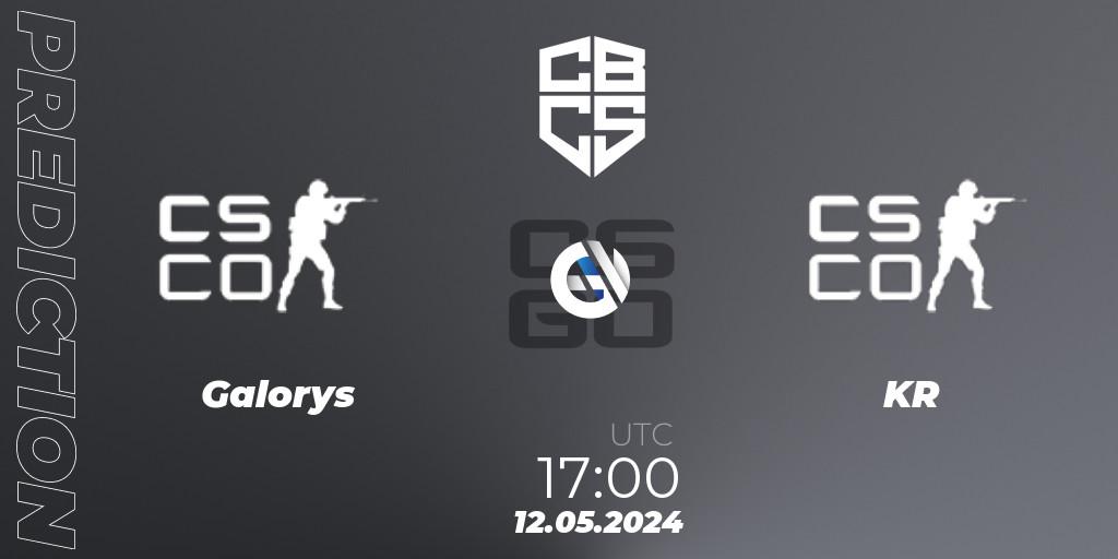 Prognose für das Spiel Galorys VS KRÜ Esports. 12.05.2024 at 19:45. Counter-Strike (CS2) - CBCS Season 4