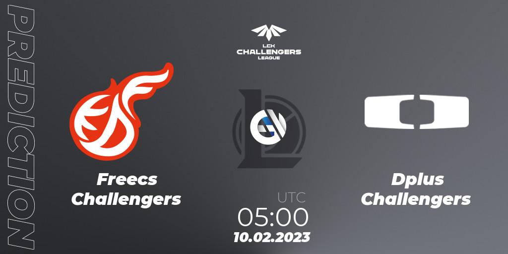 Prognose für das Spiel Freecs Challengers VS Dplus Challengers. 10.02.23. LoL - LCK Challengers League 2023 Spring