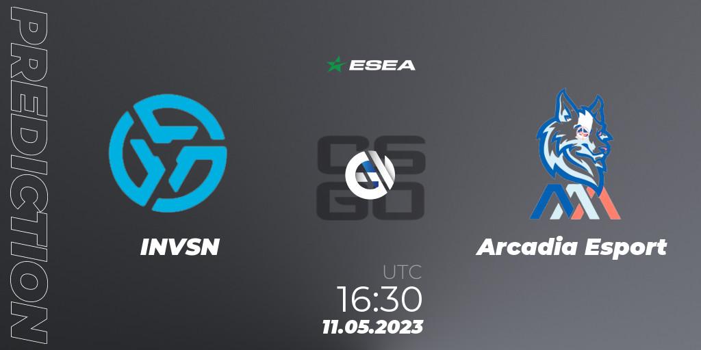 Prognose für das Spiel CS2 VS Arcadia Esport. 11.05.23. CS2 (CS:GO) - ESEA Season 45: Advanced Division - Europe