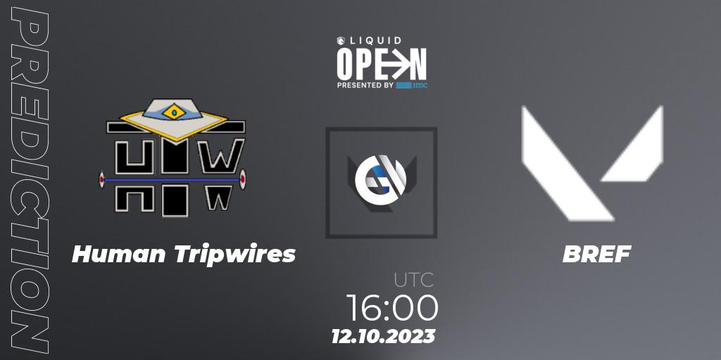 Prognose für das Spiel Human Tripwires VS BREF. 12.10.23. VALORANT - Liquid Open 2023 - Europe