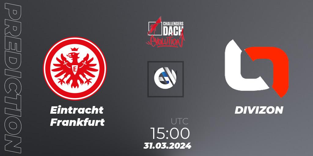 Prognose für das Spiel Eintracht Frankfurt VS DIVIZON. 07.04.2024 at 15:00. VALORANT - VALORANT Challengers 2024 DACH: Evolution Split 1
