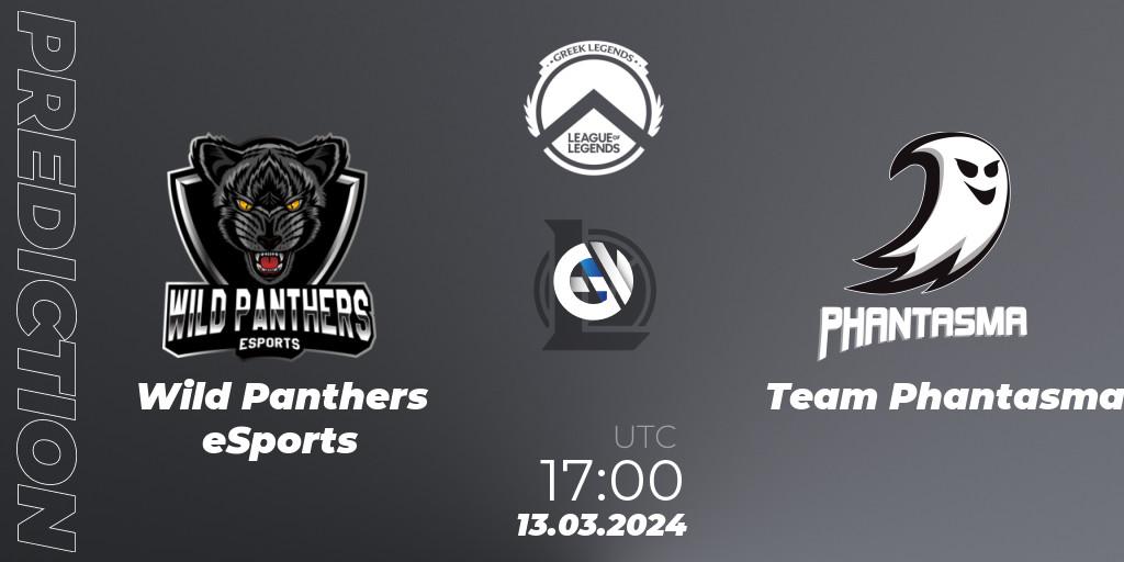 Prognose für das Spiel Wild Panthers eSports VS Team Phantasma. 13.03.2024 at 17:00. LoL - GLL Spring 2024