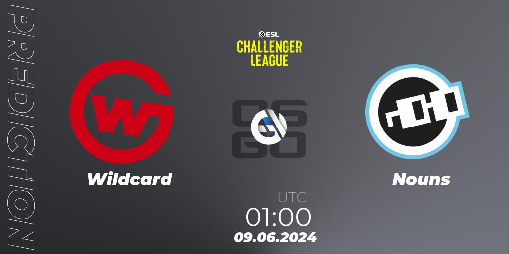Prognose für das Spiel Wildcard VS Nouns. 09.06.2024 at 01:00. Counter-Strike (CS2) - ESL Challenger League Season 47: North America