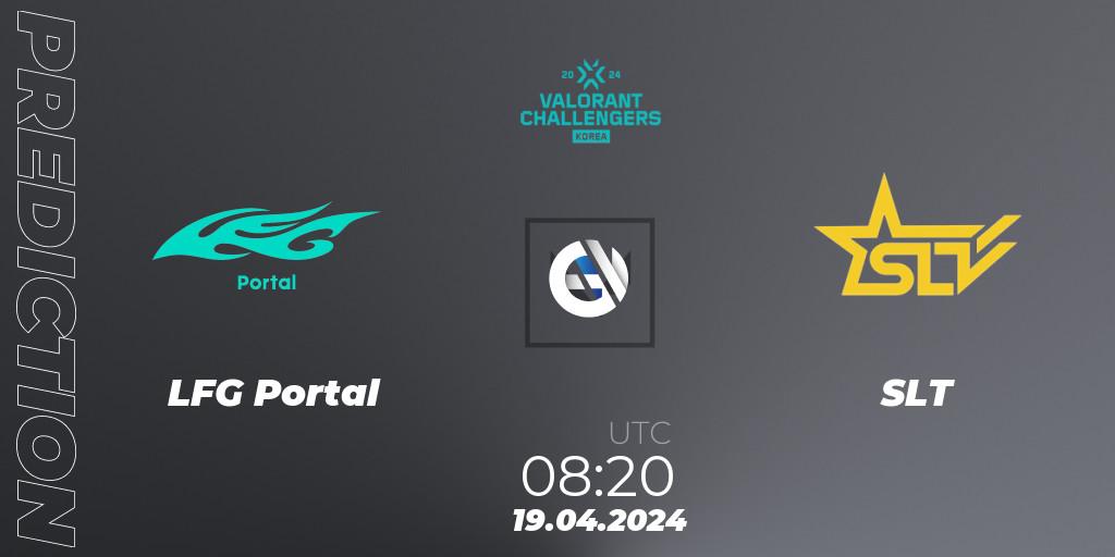 Prognose für das Spiel LFG Portal VS SLT. 19.04.24. VALORANT - VALORANT Challengers Korea 2024: Split 1