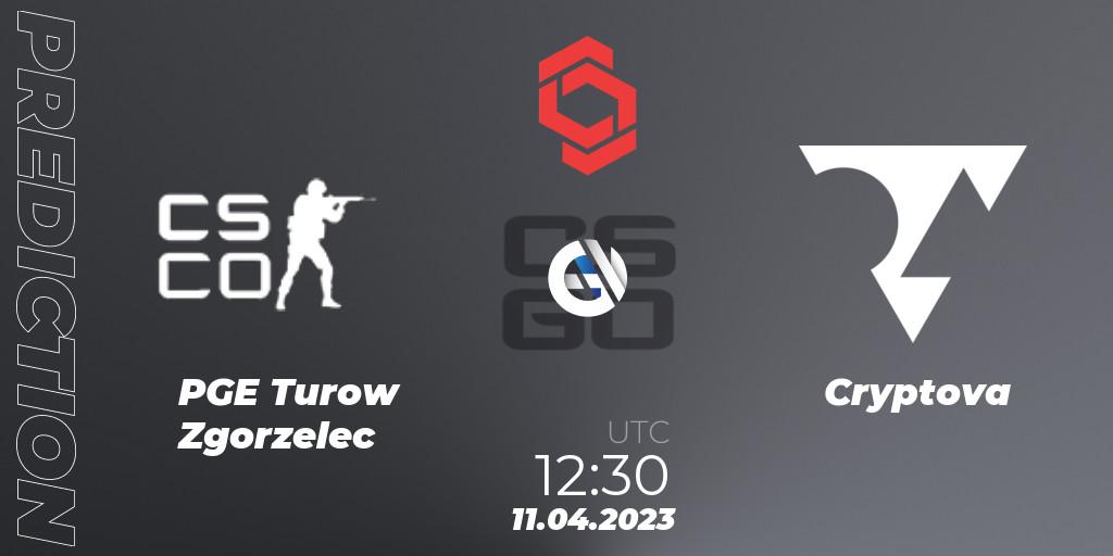 Prognose für das Spiel PGE Turow Zgorzelec VS Cryptova. 11.04.2023 at 12:30. Counter-Strike (CS2) - CCT Central Europe Series #6: Closed Qualifier