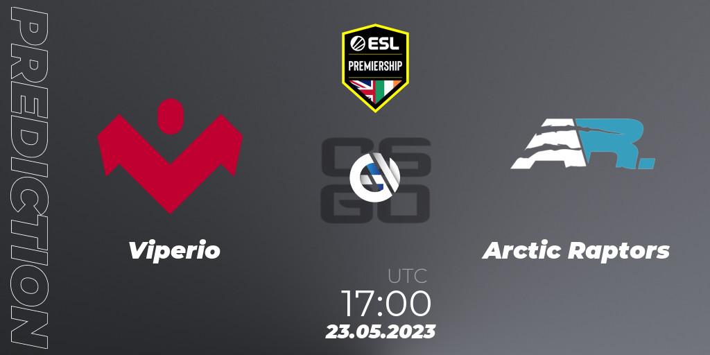 Prognose für das Spiel Viperio VS Arctic Raptors. 23.05.2023 at 17:00. Counter-Strike (CS2) - ESL Premiership Spring 2023