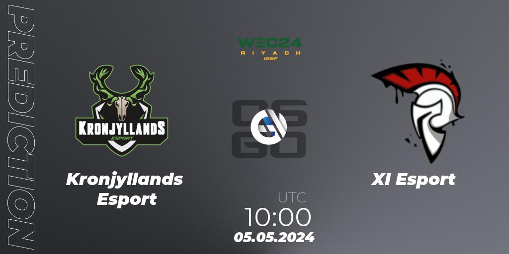 Prognose für das Spiel Kronjyllands Esport VS XI Esport. 05.05.2024 at 10:00. Counter-Strike (CS2) - IESF World Esports Championship 2024: Danish Qualifier