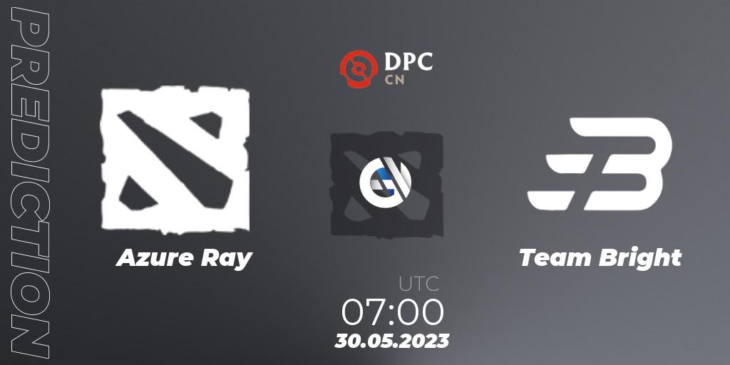 Prognose für das Spiel Azure Ray VS Team Bright. 30.05.23. Dota 2 - DPC 2023 Tour 3: CN Division I (Upper)