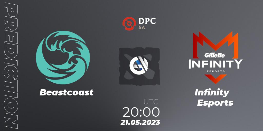 Prognose für das Spiel Beastcoast VS Infinity Esports. 21.05.23. Dota 2 - DPC 2023 Tour 3: SA Division I (Upper)