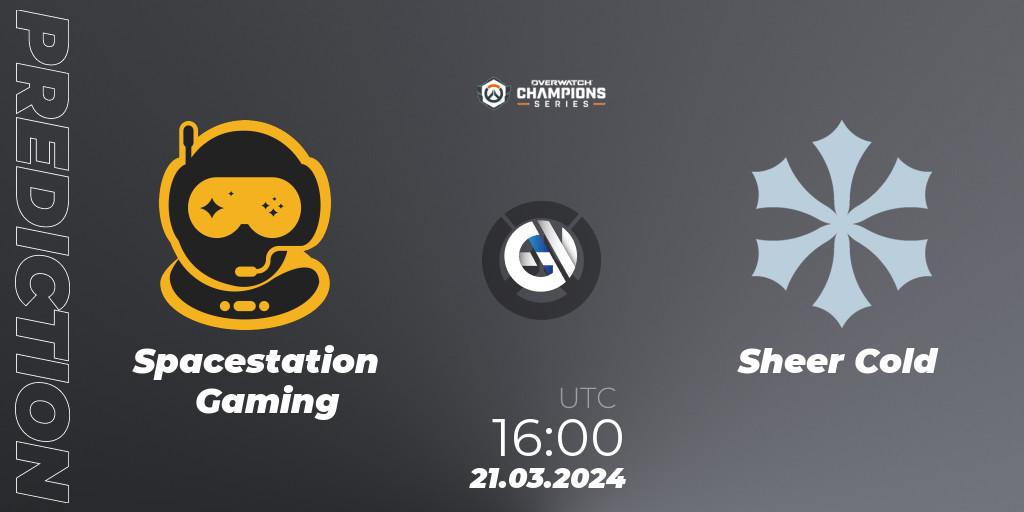Prognose für das Spiel Spacestation Gaming VS Sheer Cold. 21.03.2024 at 16:00. Overwatch - Overwatch Champions Series 2024 - EMEA Stage 1 Main Event