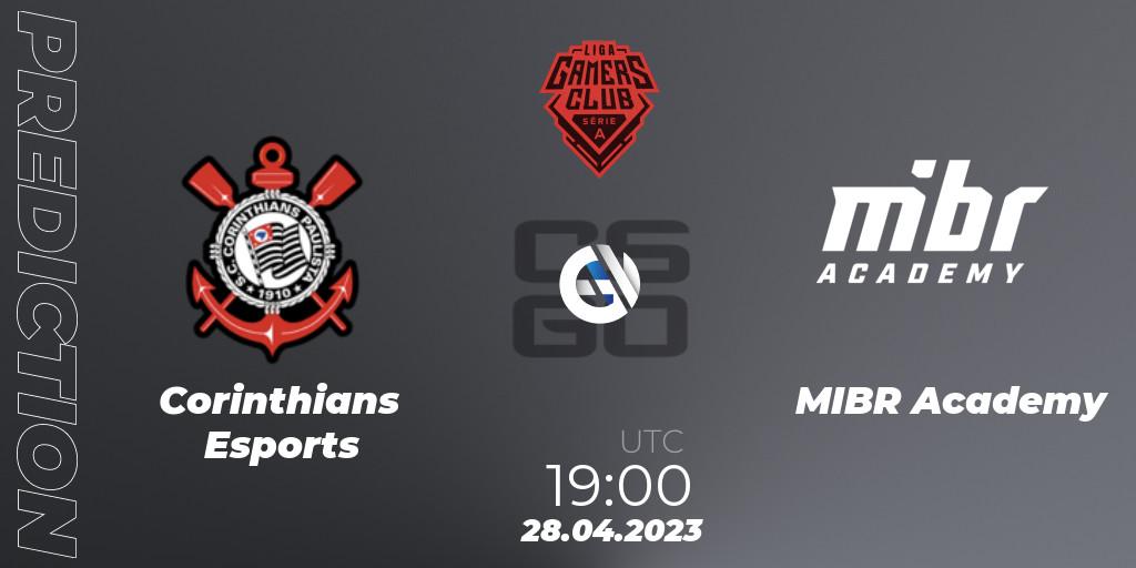 Prognose für das Spiel Corinthians Esports VS MIBR Academy. 28.04.2023 at 19:00. Counter-Strike (CS2) - Gamers Club Liga Série A: April 2023