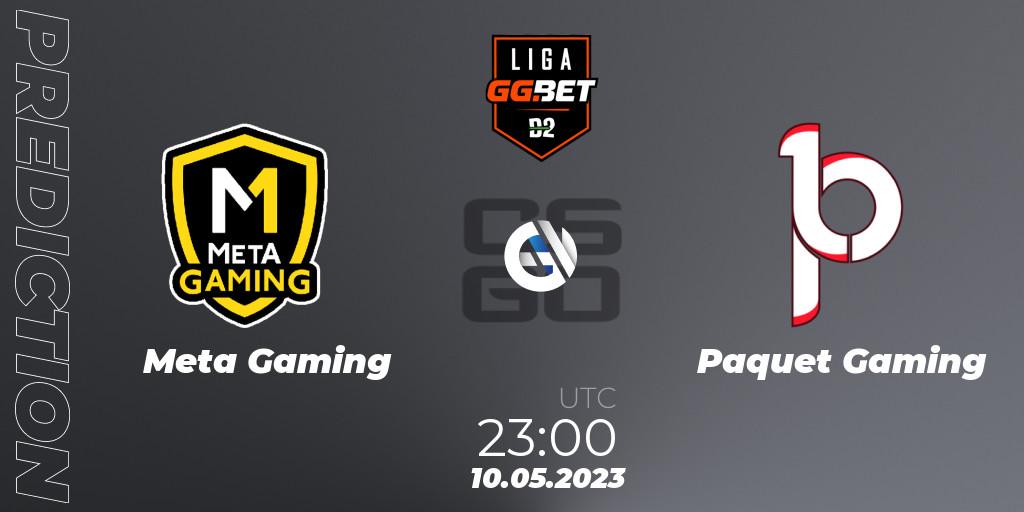 Prognose für das Spiel Meta Gaming Brasil VS Paquetá Gaming. 10.05.2023 at 23:00. Counter-Strike (CS2) - Dust2 Brasil Liga Season 1