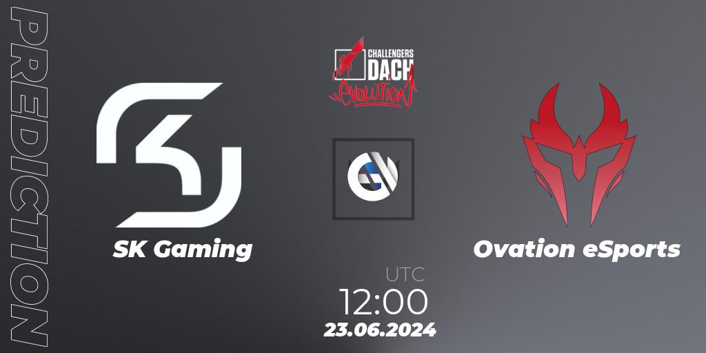 Prognose für das Spiel SK Gaming VS Ovation eSports. 22.06.2024 at 15:00. VALORANT - VALORANT Challengers 2024 DACH: Evolution Split 2