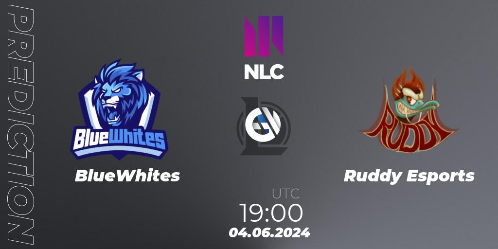 Prognose für das Spiel BlueWhites VS Ruddy Esports. 04.06.2024 at 19:00. LoL - NLC 1st Division Summer 2024