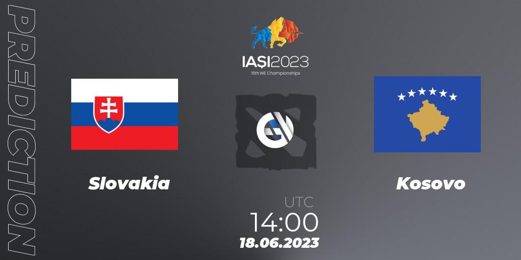 Prognose für das Spiel Slovakia VS Kosovo. 18.06.2023 at 14:00. Dota 2 - IESF Europe A Qualifier 2023