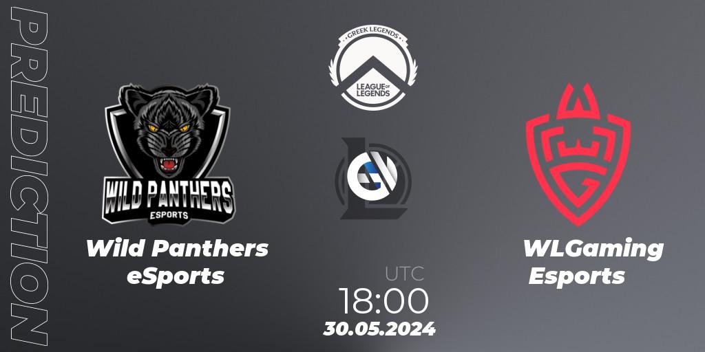 Prognose für das Spiel Wild Panthers eSports VS WLGaming Esports. 30.05.2024 at 18:00. LoL - GLL Summer 2024