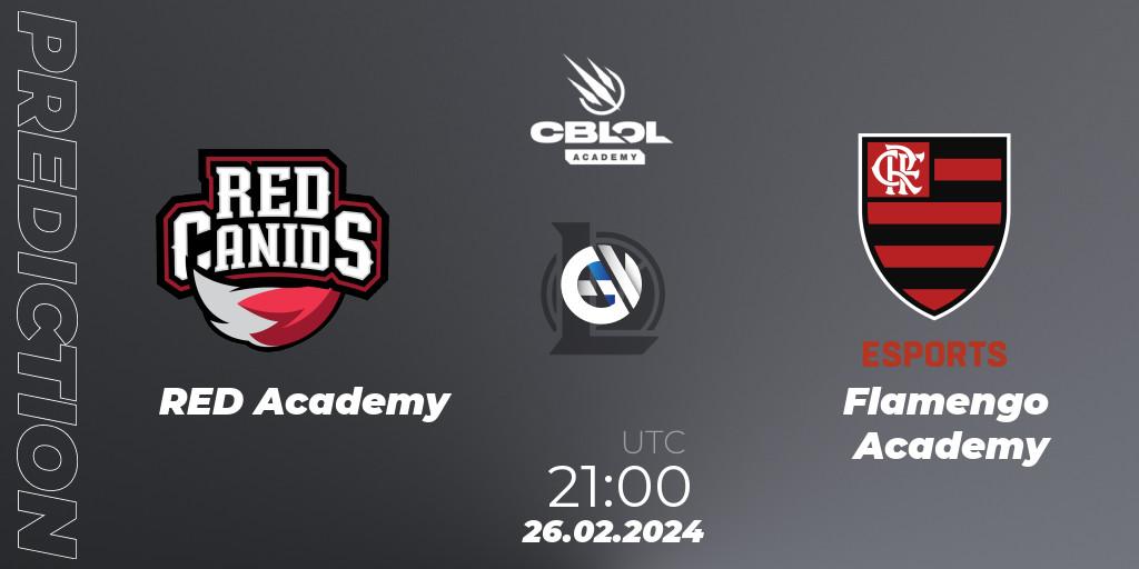 Prognose für das Spiel RED Academy VS Flamengo Academy. 26.02.24. LoL - CBLOL Academy Split 1 2024