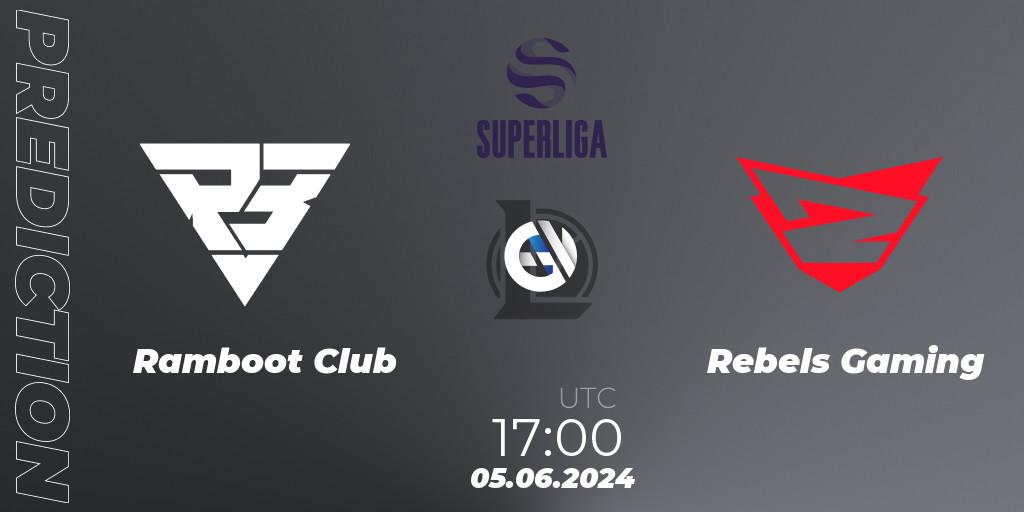 Prognose für das Spiel Ramboot Club VS Rebels Gaming. 05.06.2024 at 17:00. LoL - LVP Superliga Summer 2024